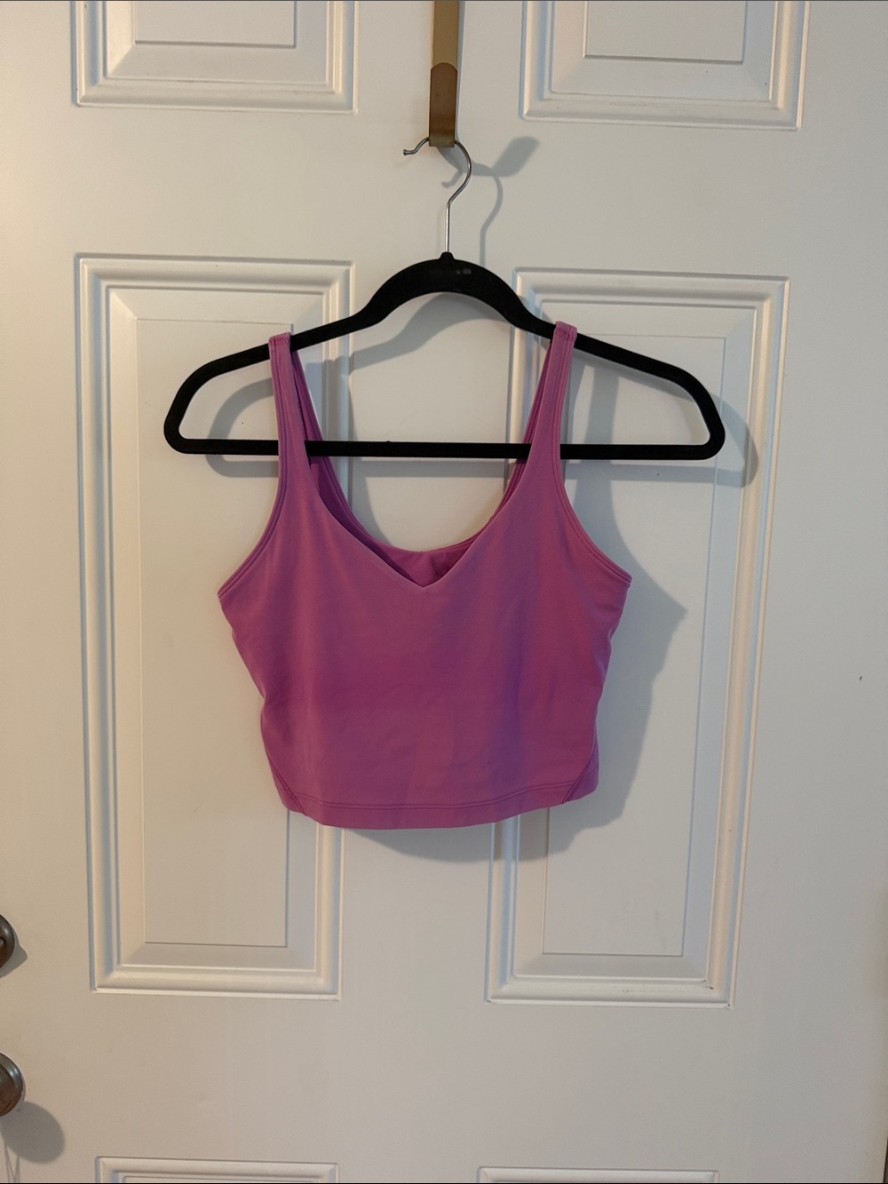 lululemon athletica Mauve-Pink V-Neck Crop Tank